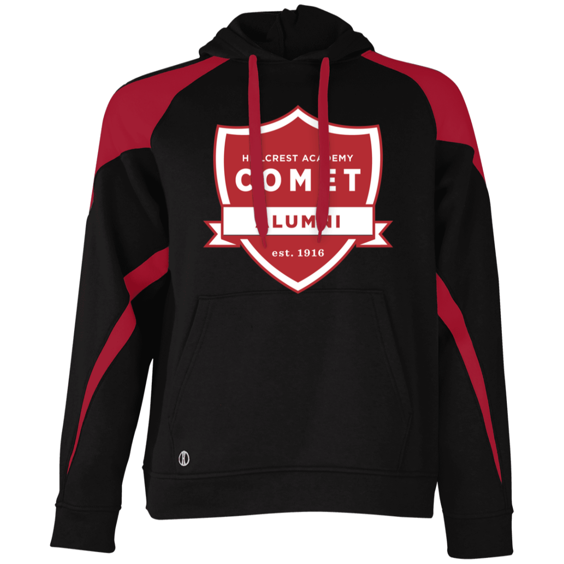 Comet Alumni - Athletic Colorblock Fleece Hoodie