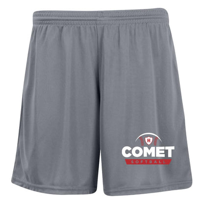 Comet Softball - Ladies' Moisture-Wicking 7 inch Inseam Training Shorts