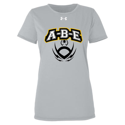 A-B-E Football - Under Armour Womens Team Tech Tee