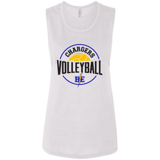 Chargers Volleyball - Ladies' Flowy Muscle Tank