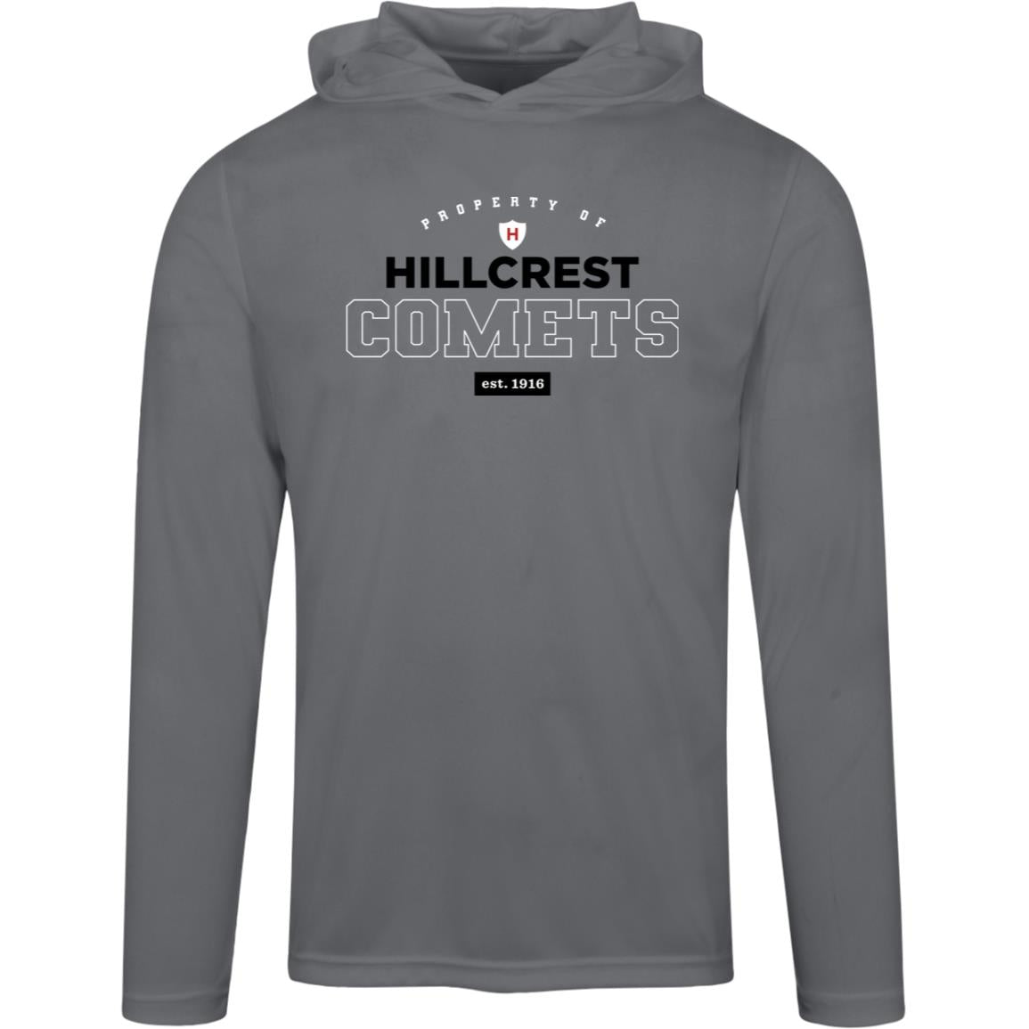 Hillcrest Comets - Mens Zone Hooded Tee