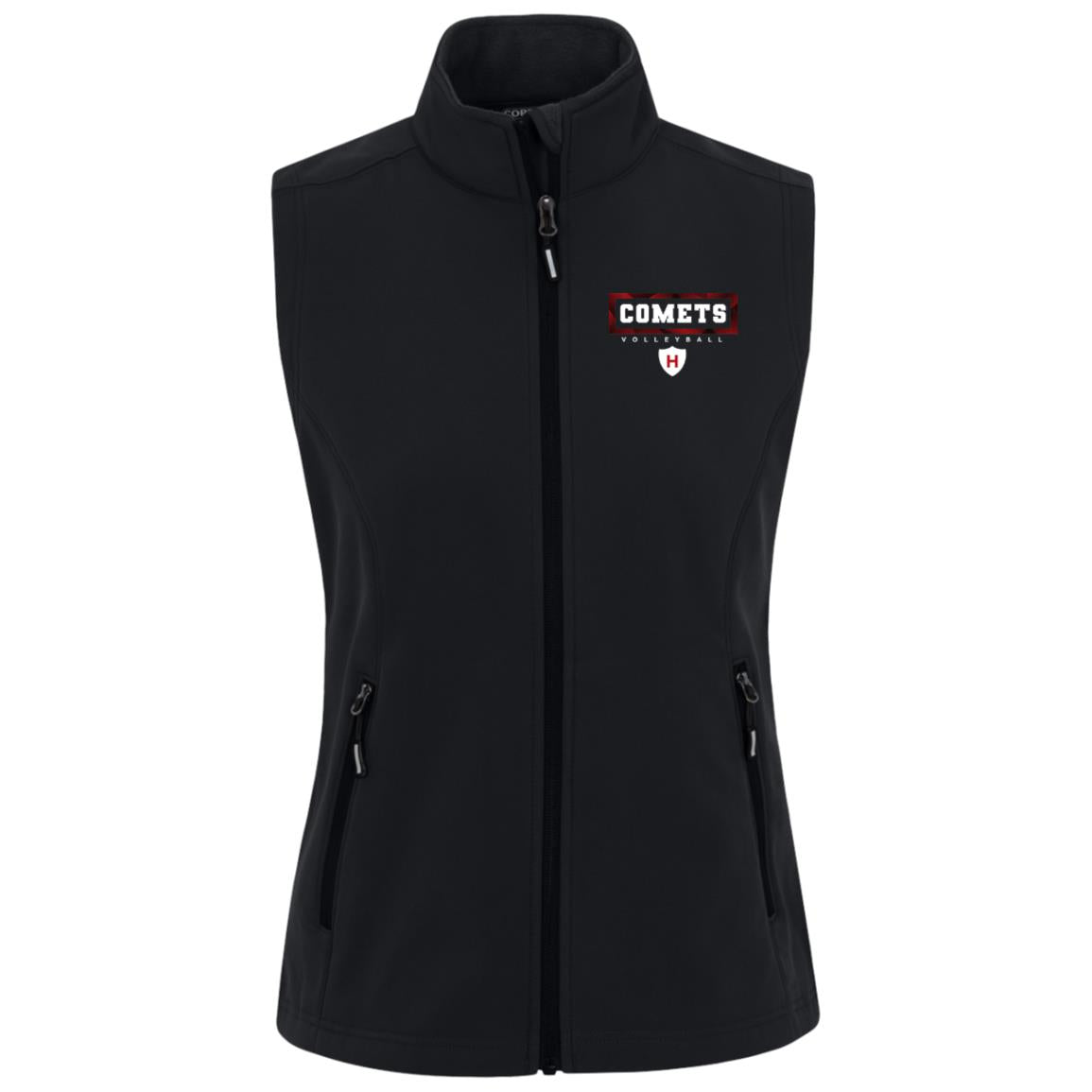 Comet Volleyball - Womens Cruise Two-Layer Fleece Bonded Soft Shell Vest