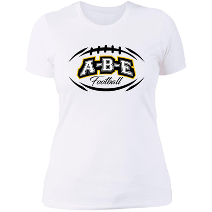 A-B-E Football - Ladies' Boyfriend T-Shirt