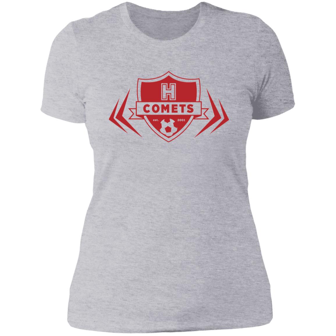 Comet Girls Soccer - Ladies' Boyfriend T-Shirt