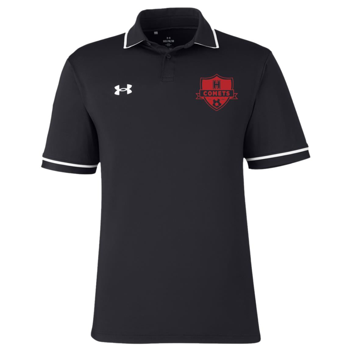 Comet Boys Soccer - Under Armour Mens Tipped Team Polo