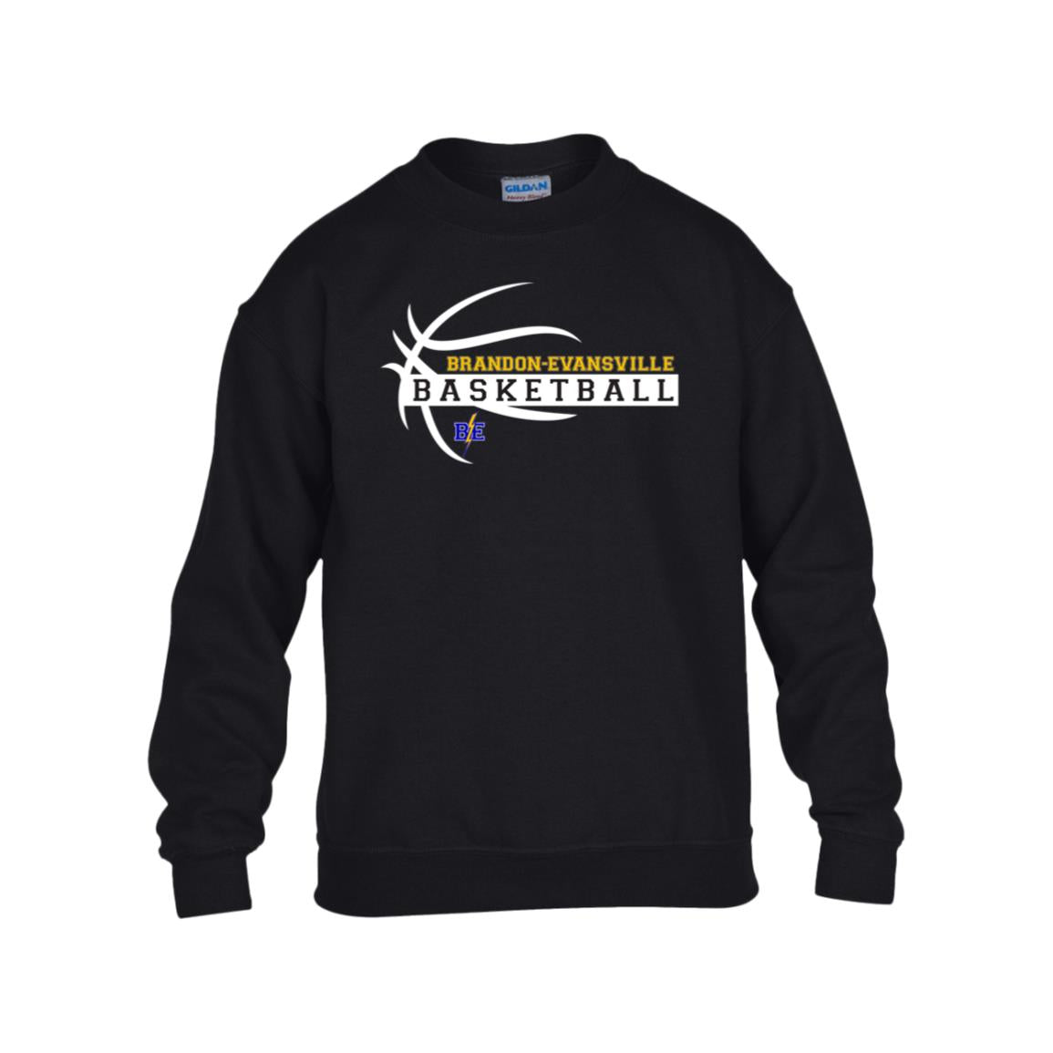 Chargers Basketball - Kids Heavy Blend Fleece Crew