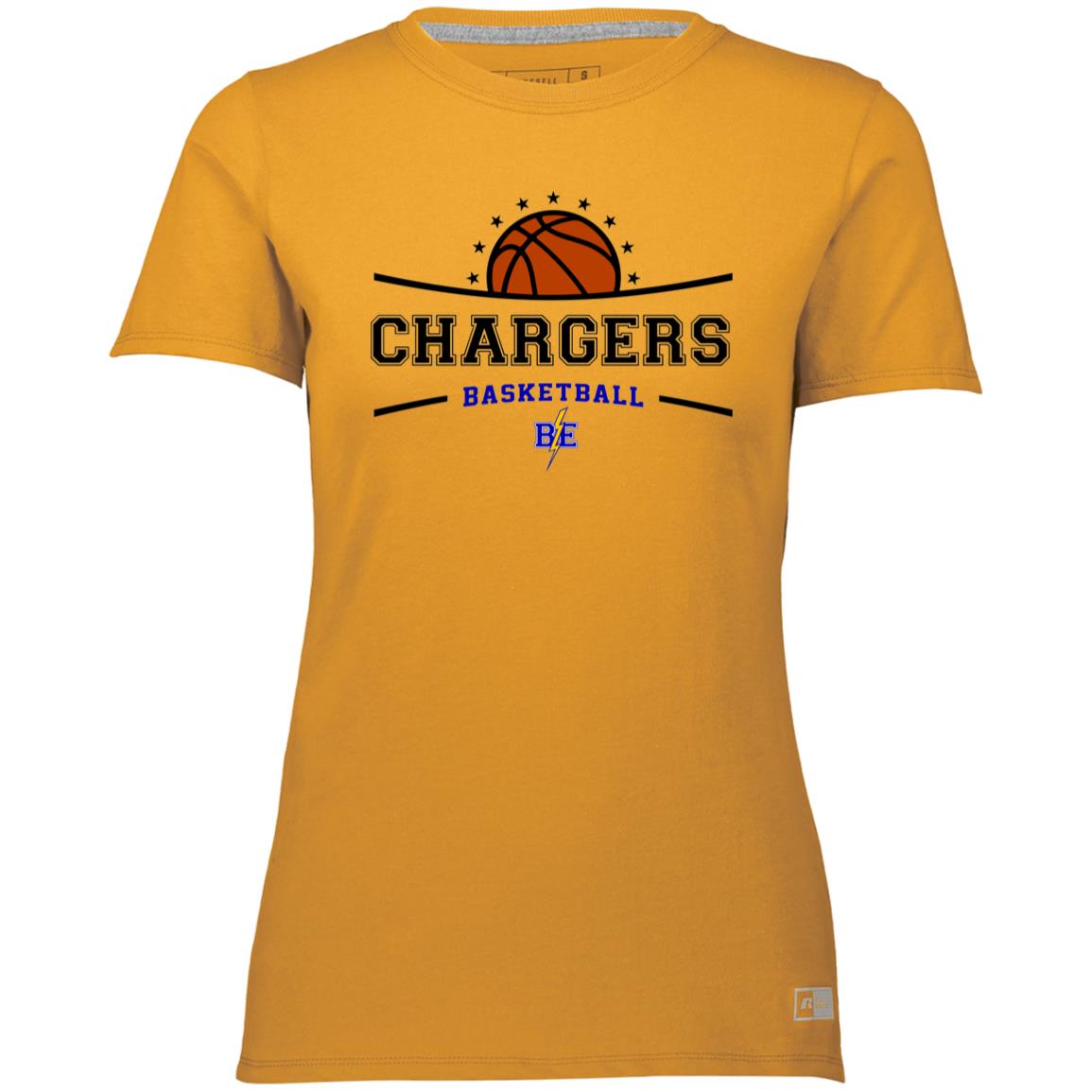Chargers Basketball - Ladies’ Essential Dri-Power Tee