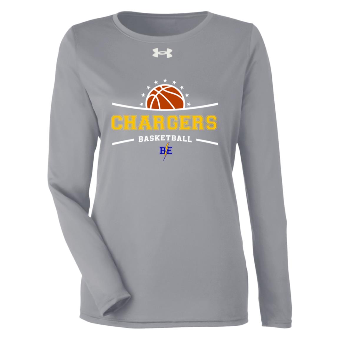 Chargers Basketball - Under Armour Womens Team Tech Long Sleeve Tee