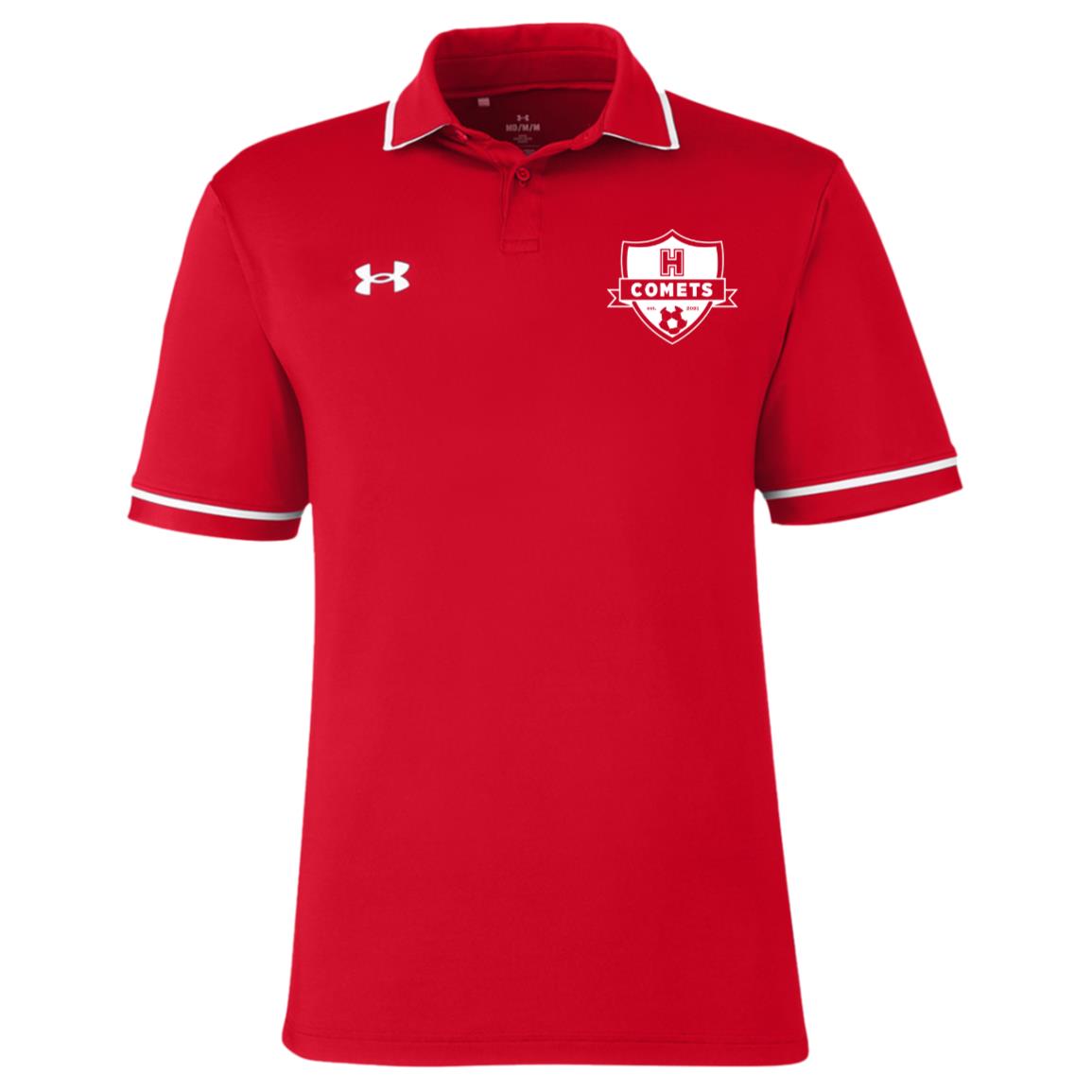 Comet Boys Soccer - Under Armour Mens Tipped Team Polo