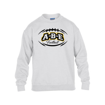 A-B-E Football - Kids Heavy Blend Fleece Crew