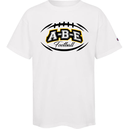 A-B-E Football - Champion Kids Short Sleeve Tee