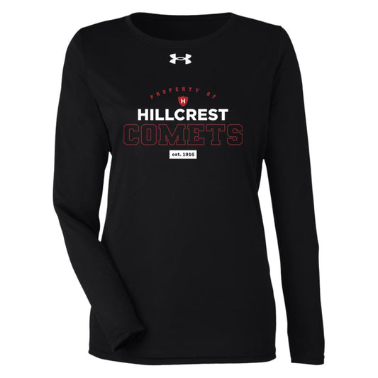 Hillcrest Comets - Under Armour Womens Team Tech Long Sleeve Tee