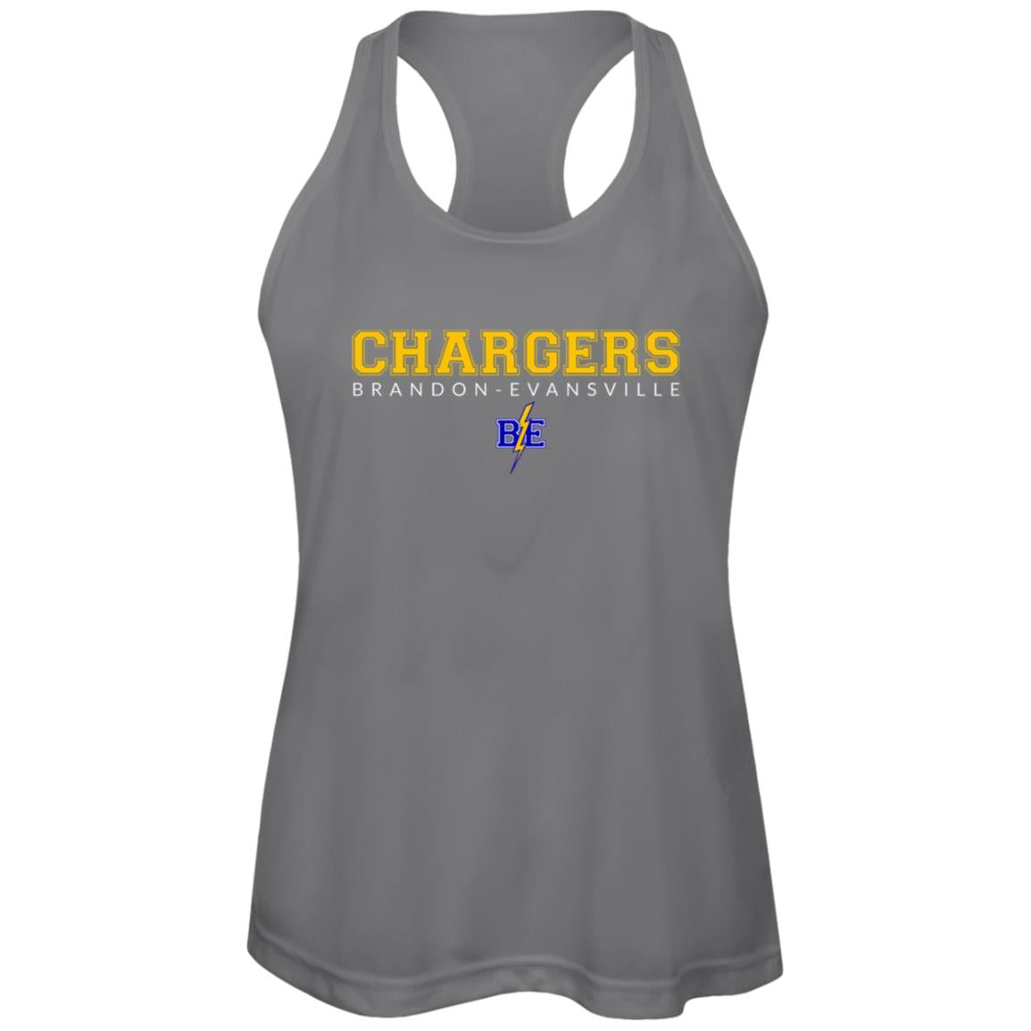 Chargers - Womens Zone Racerback Tank