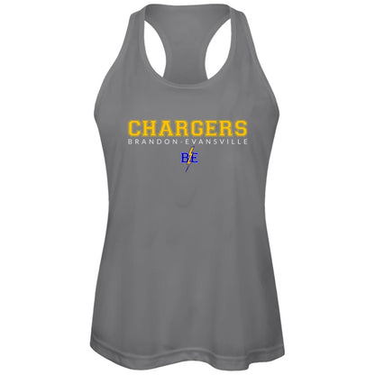 Chargers - Womens Zone Racerback Tank