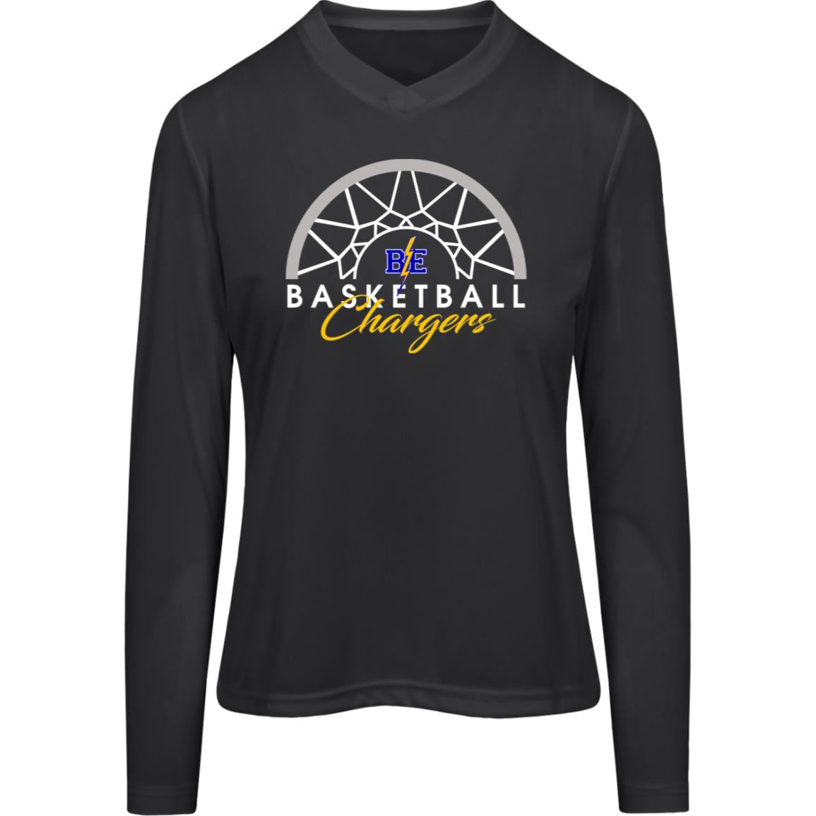 Chargers Basketball - Womens Zone Long Sleeve Tee