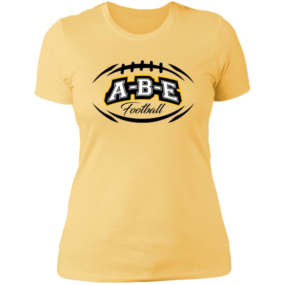 A-B-E Football - Ladies' Boyfriend T-Shirt