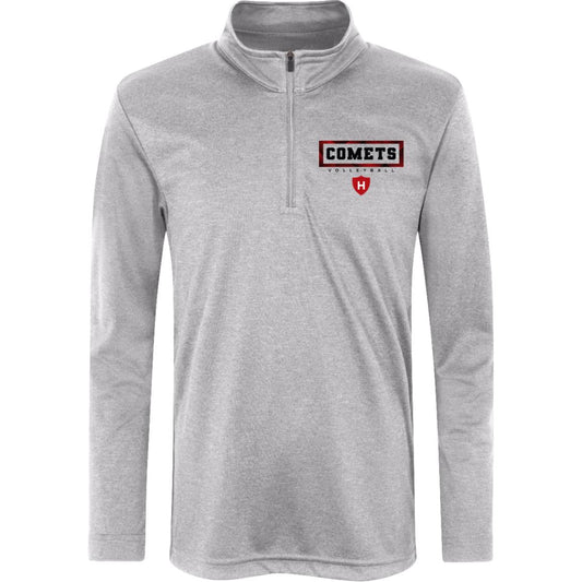 Comet Volleyball - Kids Heather Quarter Zip