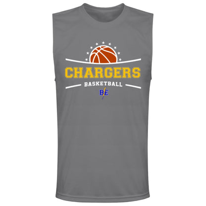 Chargers Basketball - Mens Zone Muscle Tee