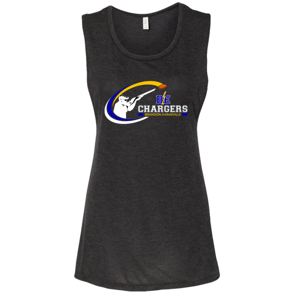 Chargers Trapshooting - Ladies' Flowy Muscle Tank