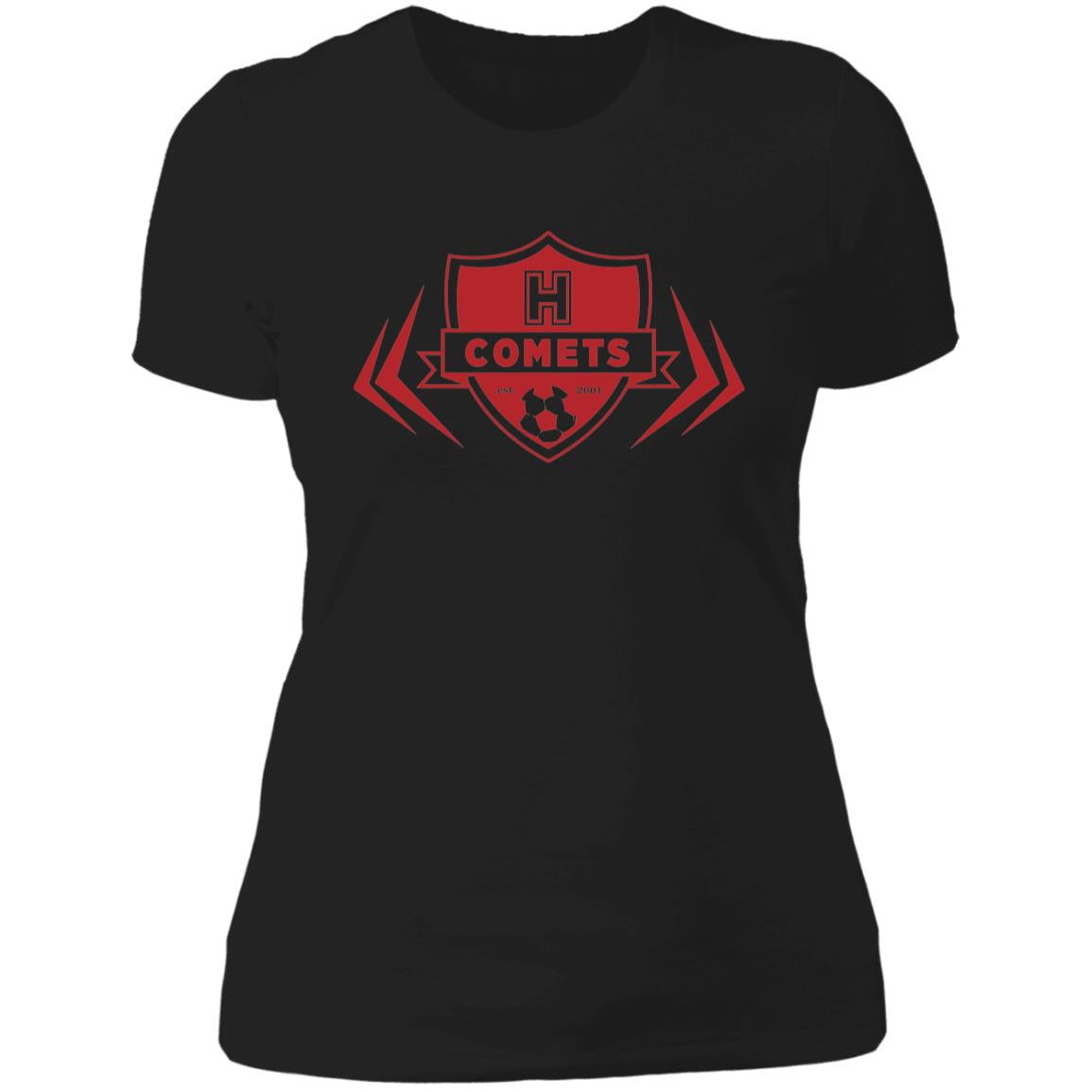 Comet Girls Soccer - Ladies' Boyfriend T-Shirt