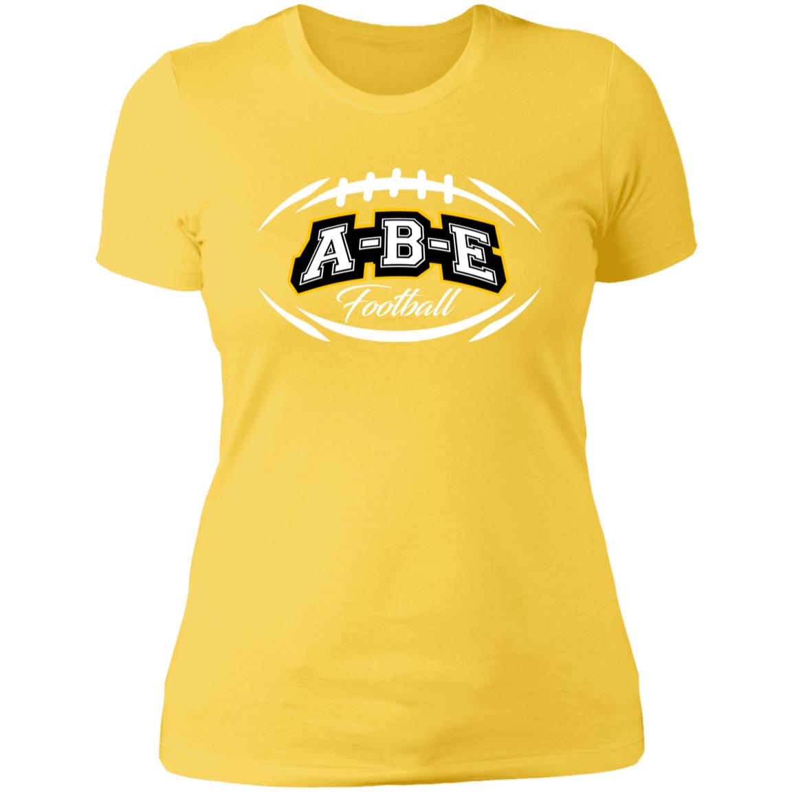 A-B-E Football - Ladies' Boyfriend T-Shirt