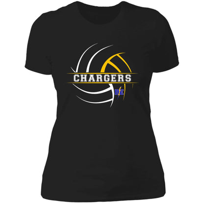 Chargers Volleyball - Ladies' Boyfriend T-Shirt