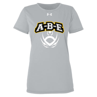 A-B-E Football - Under Armour Womens Team Tech Tee