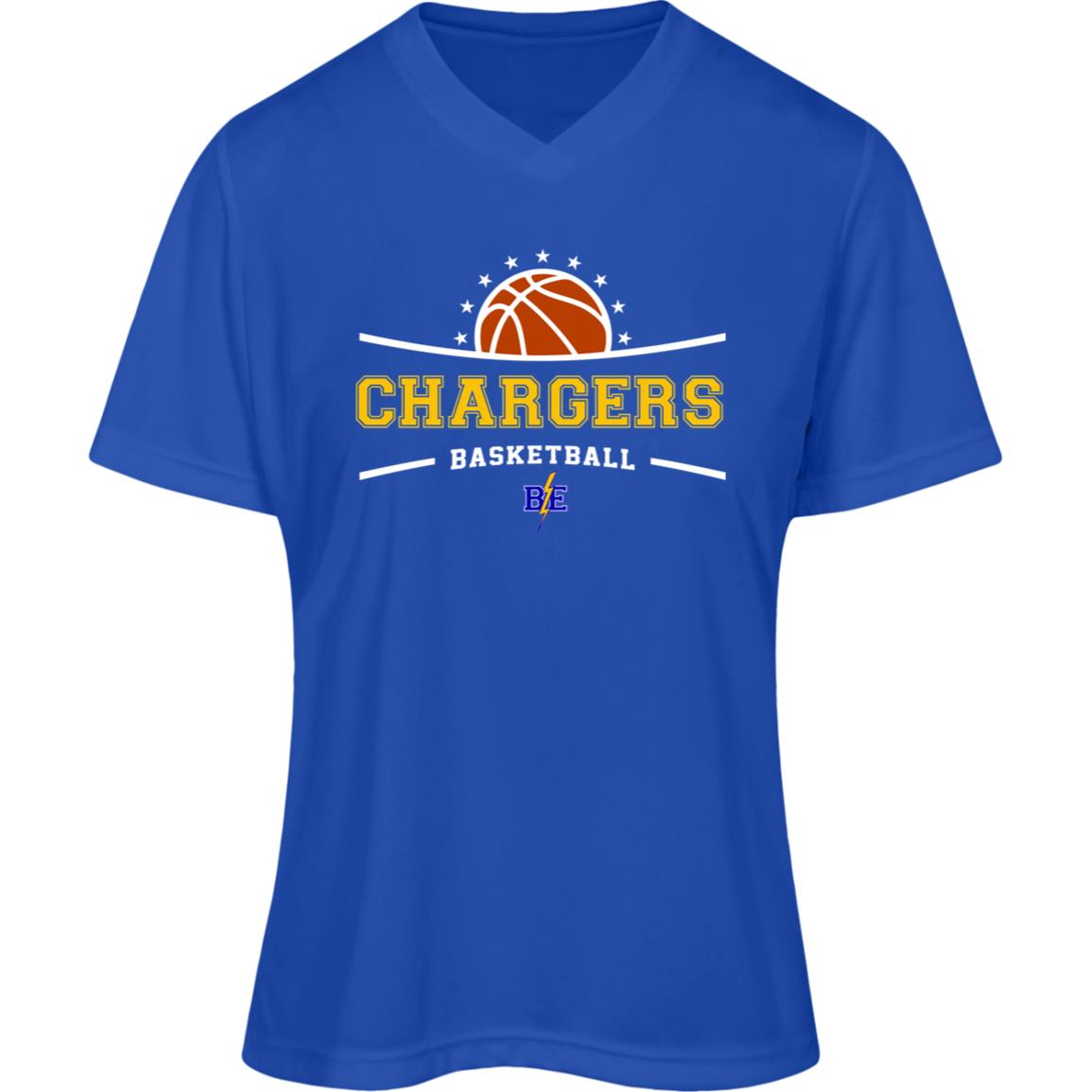 Chargers Basketball - Womens Zone Tee