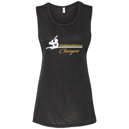 Chargers Baseball - Ladies' Flowy Muscle Tank