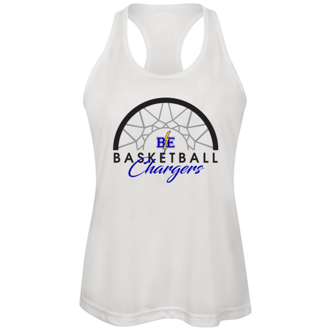 Chargers Basketball - Womens Zone Racerback Tank