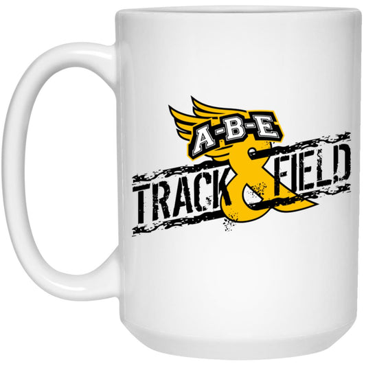 A-B-E Track & Field - 15oz White Mug
