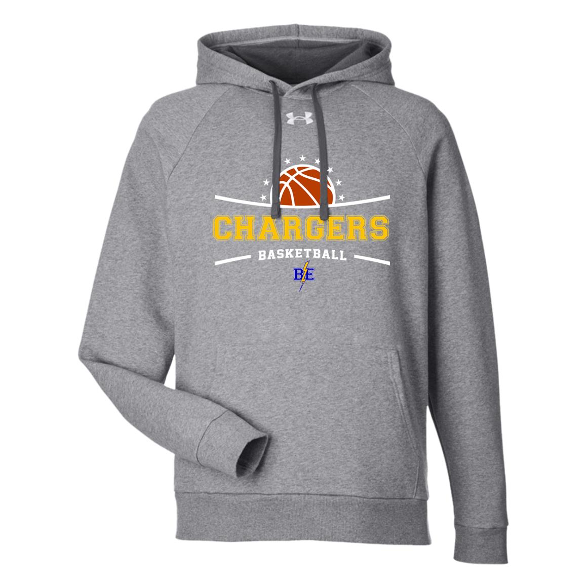 Chargers Basketball - Under Armour Mens Rival Fleece Hoodie