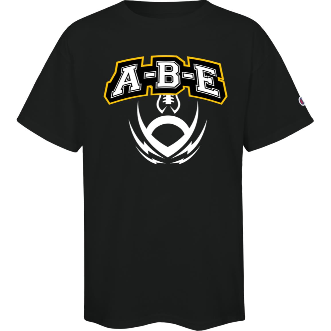 A-B-E Football - Champion Kids Short Sleeve Tee