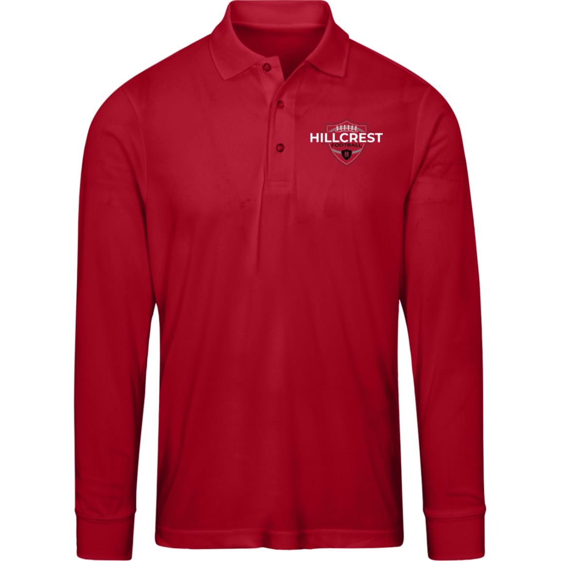 Comet Football - Mens Pinnacle Long Sleeve Pique Polo