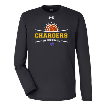 Chargers Basketball - Under Armour Team Tech Long Sleeve Tee