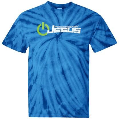 Powered by Jesus - Youth Tie Dye T-Shirt