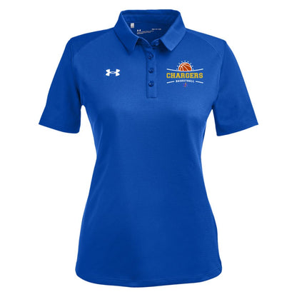 Chargers Basketball - Under Armour Womens Tech Polo