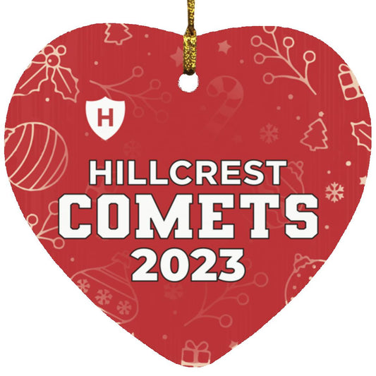 Comets 2023 - Heart Ornament