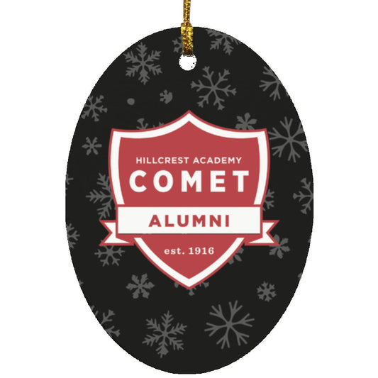 Comet Alumni - Oval Ornament