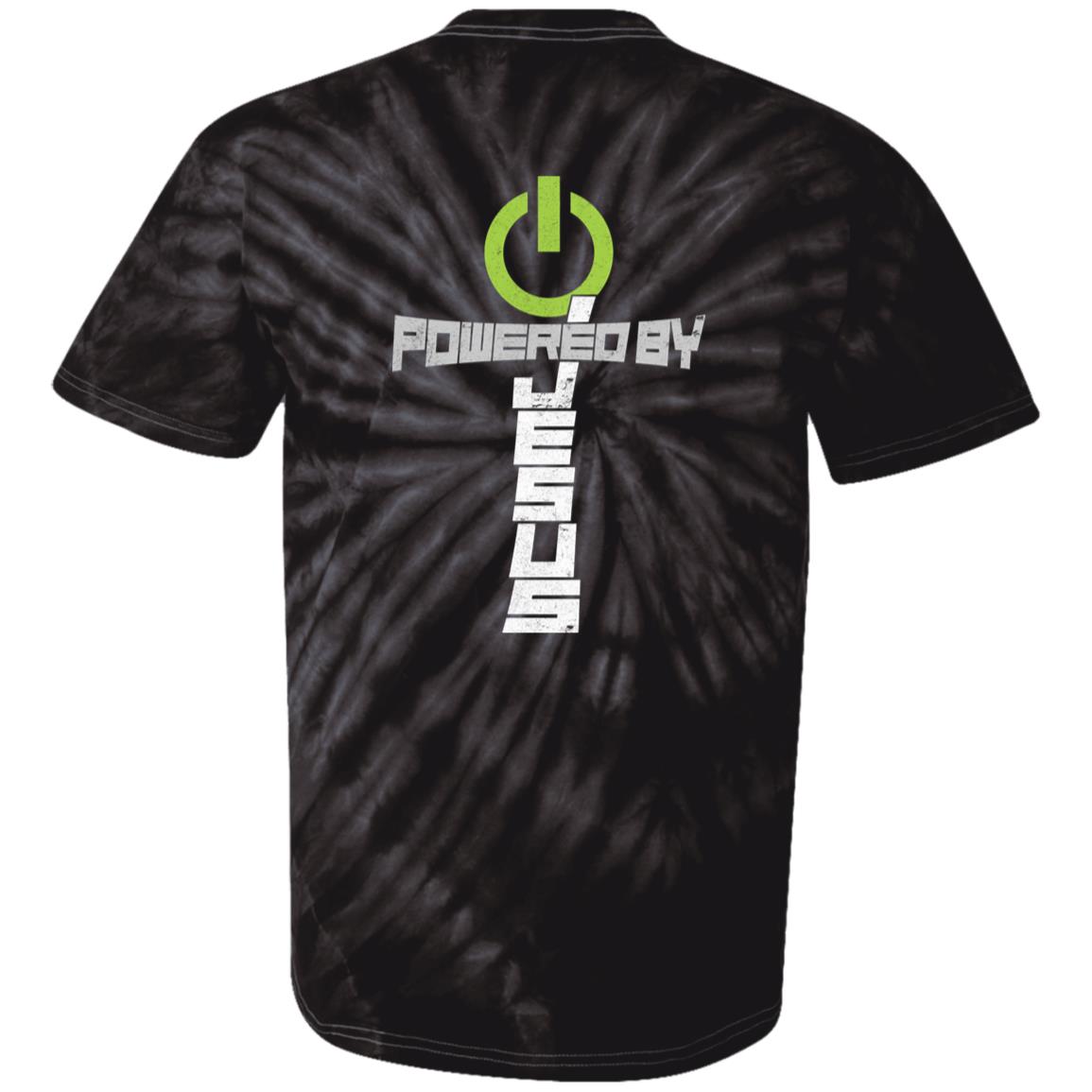 Powered by Jesus - 100% Cotton Tie Dye T-Shirt