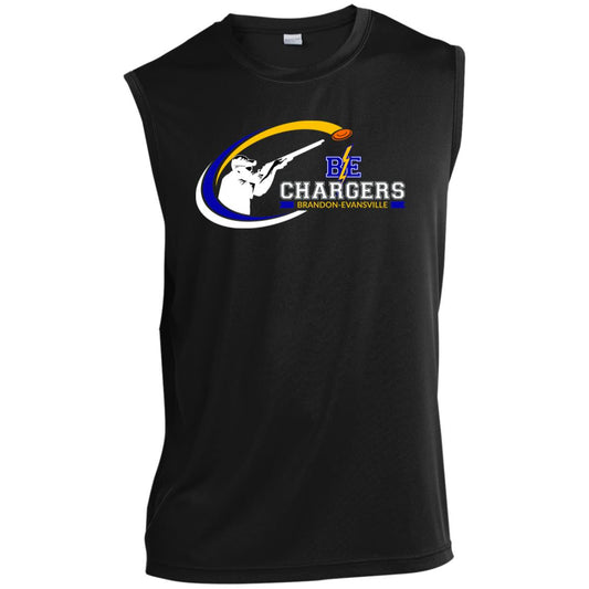 Chargers Trapshooting - Men’s Sleeveless Performance Tee