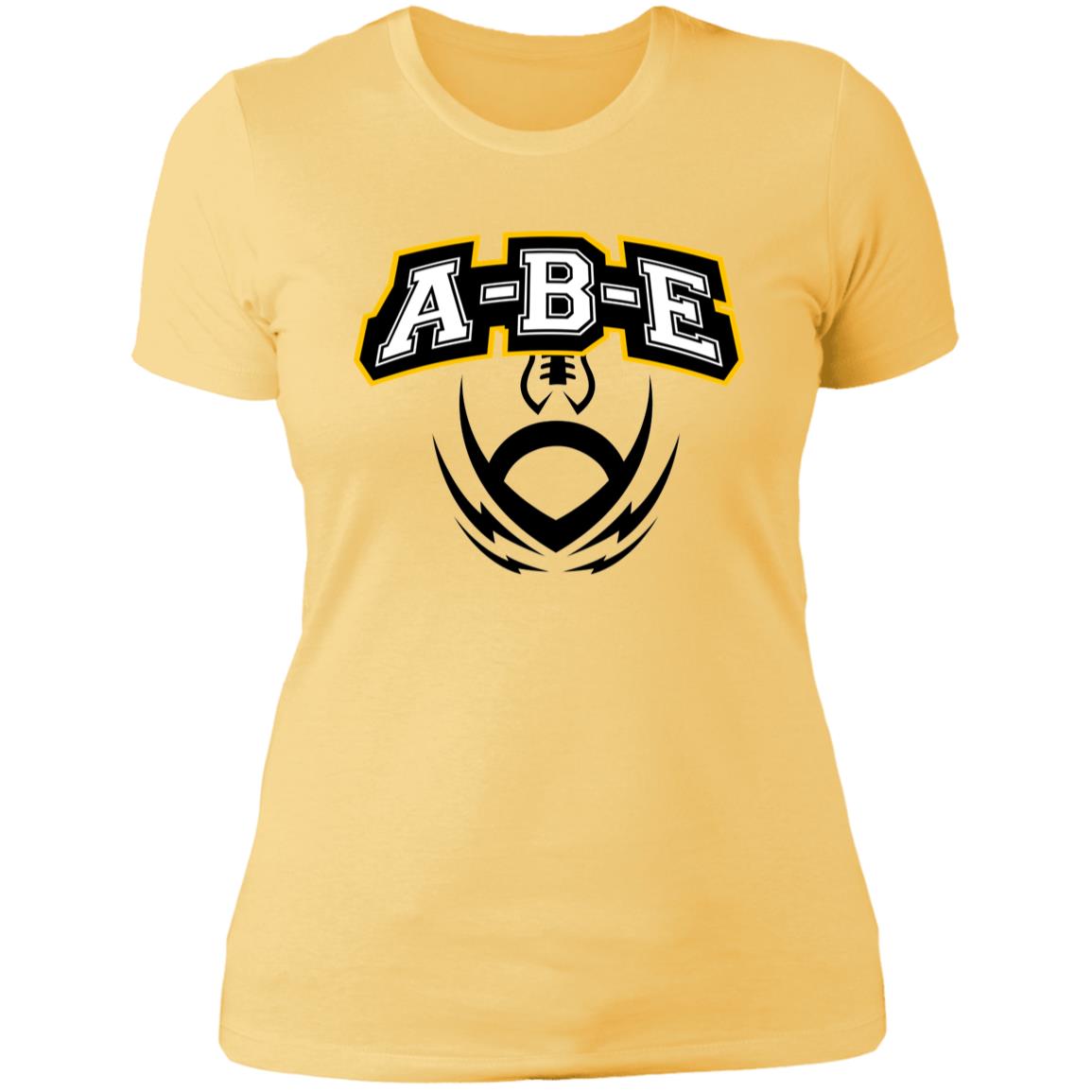 A-B-E Football - Ladies' Boyfriend T-Shirt