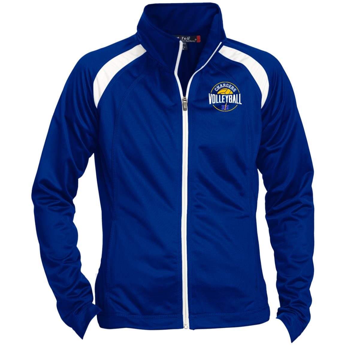 Chargers Volleyball - Ladies' Raglan Sleeve Warmup Jacket