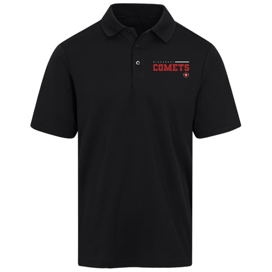 Hillcrest Comets - CrownLux Mens Plaited Polo