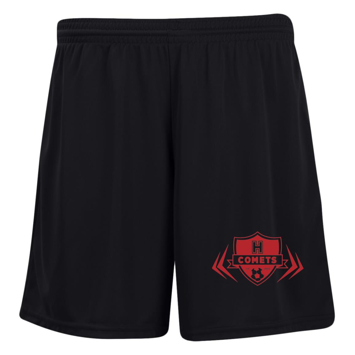 Comet Girls Soccer - Ladies' Moisture-Wicking 7 inch Inseam Training Shorts