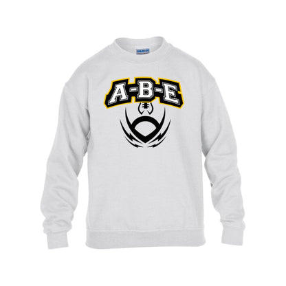 A-B-E Football - Kids Heavy Blend Fleece Crew