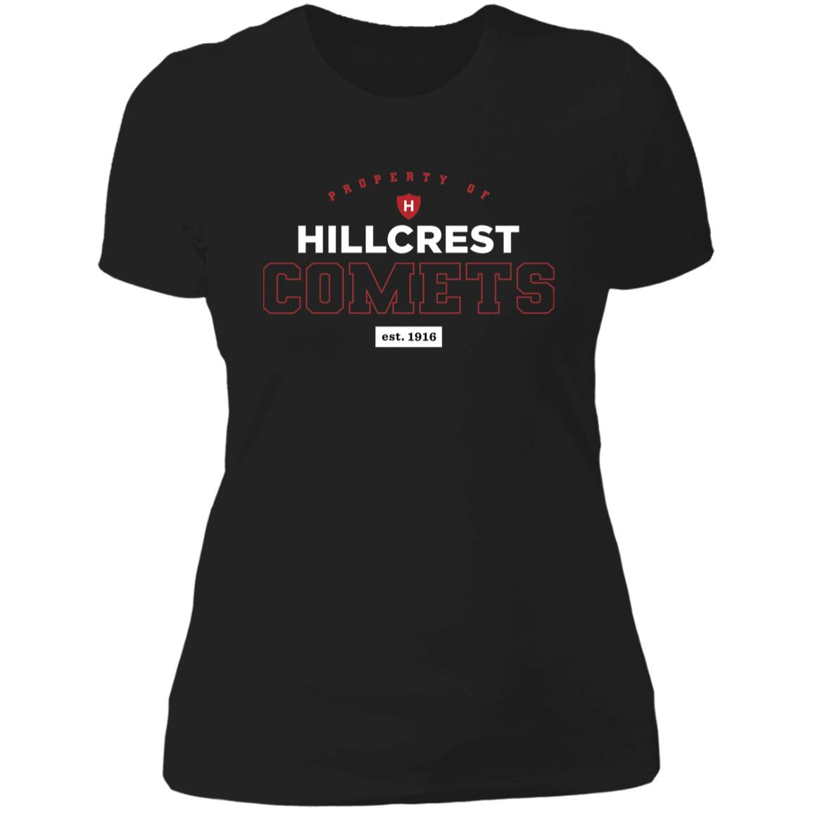 Hillcrest Comets - Ladies' Boyfriend T-Shirt