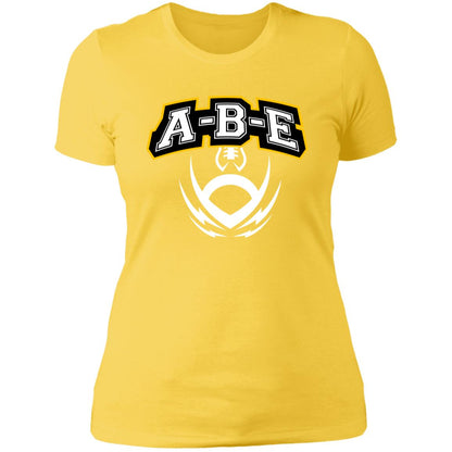 A-B-E Football - Ladies' Boyfriend T-Shirt