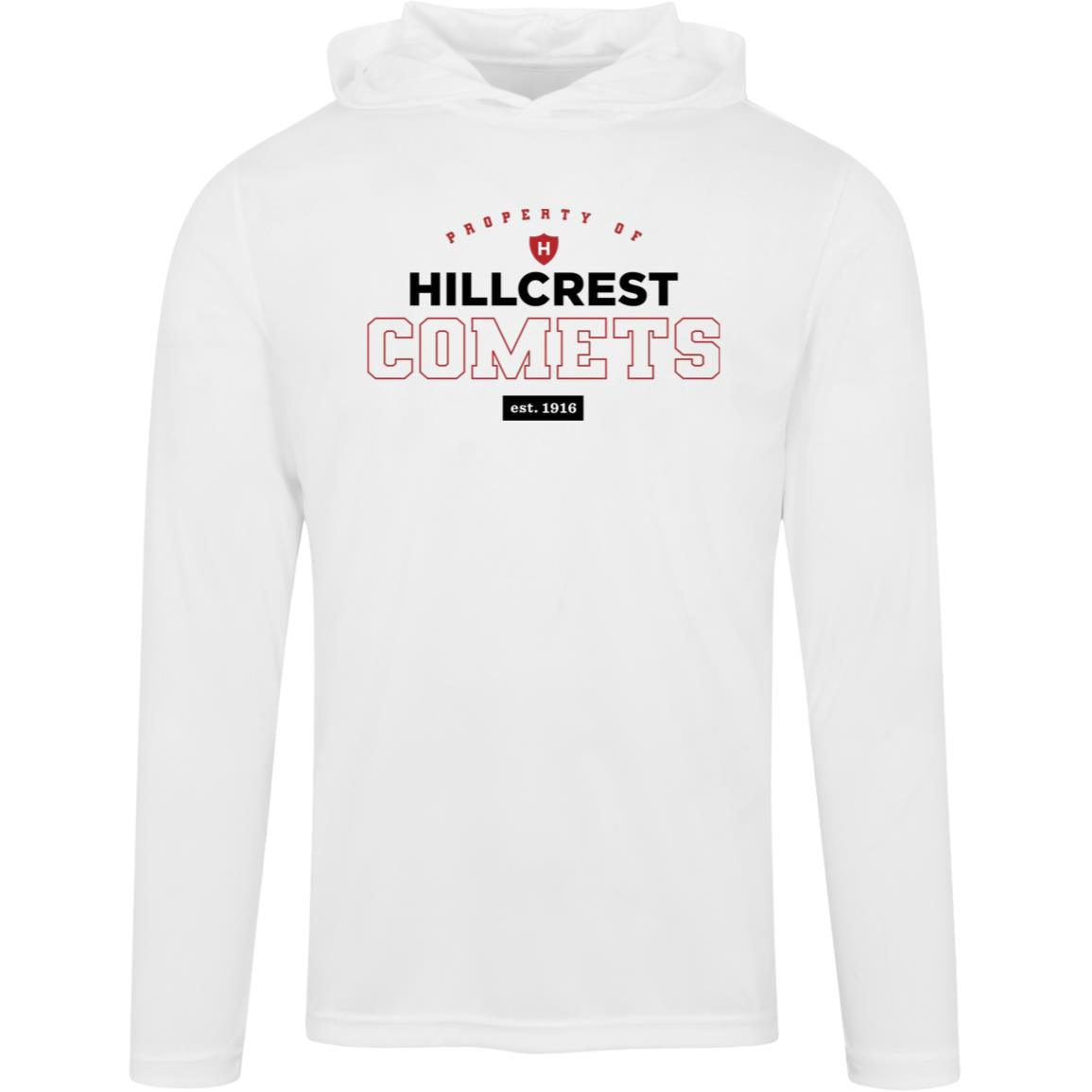 Hillcrest Comets - Mens Zone Hooded Tee