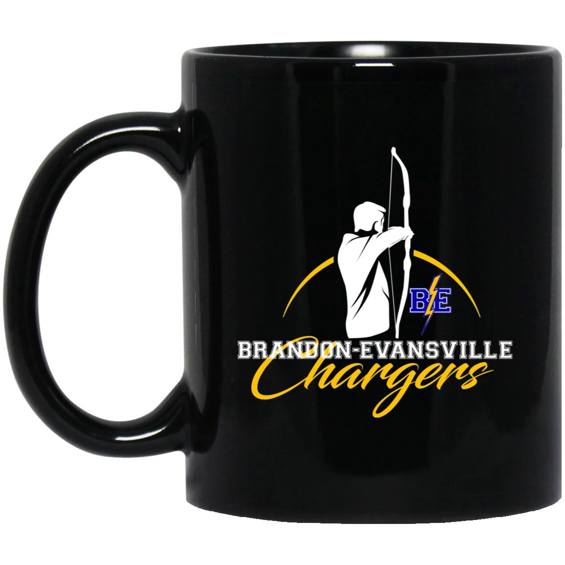 Chargers Archery - 11oz Black Mug